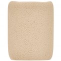 Teef brush holder OLEYA, beige, H9.9cm, D7.7cm
