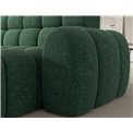 Corner sofa Eleedro R, electrically extendable, Amore 35, boucle, green, H98x283x165cm