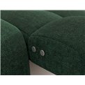 Corner sofa Eleedro R, electrically extendable, Amore 35, boucle, green, H98x283x165cm