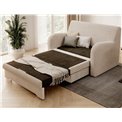 Sofa bed Elario, sleeping function, Jarell 18, corduroy, beige, H85x130x103cm