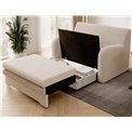 Sofa bed Elario, sleeping function, Jarell 18, corduroy, beige, H85x130x103cm
