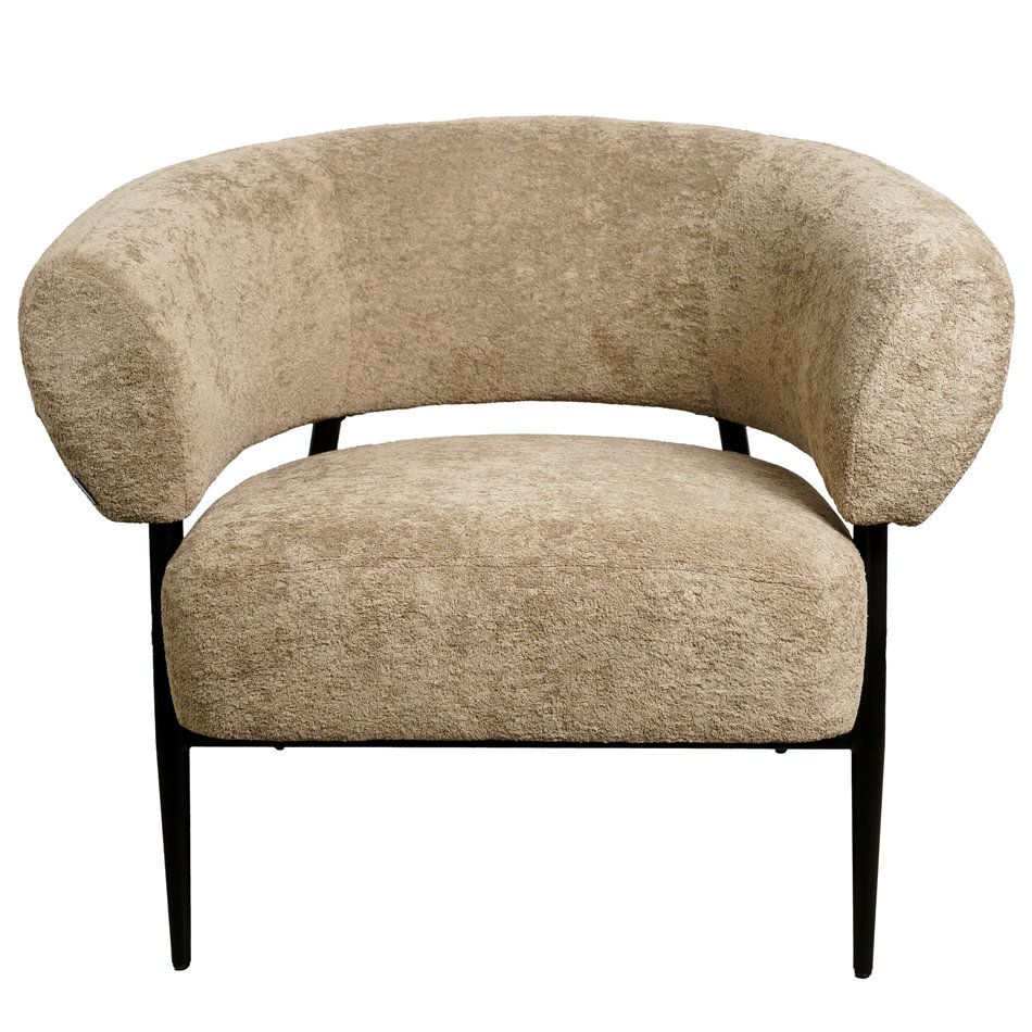 Кресло для отдыха Davor, бежевый 18, H71x82x74cm, высота сиденья 45cm