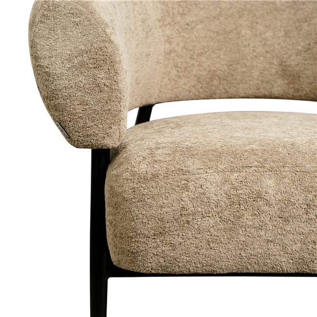 Кресло для отдыха Davor, бежевый 18, H71x82x74cm, высота сиденья 45cm